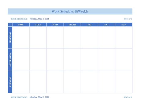 free printable weekly calendar template.